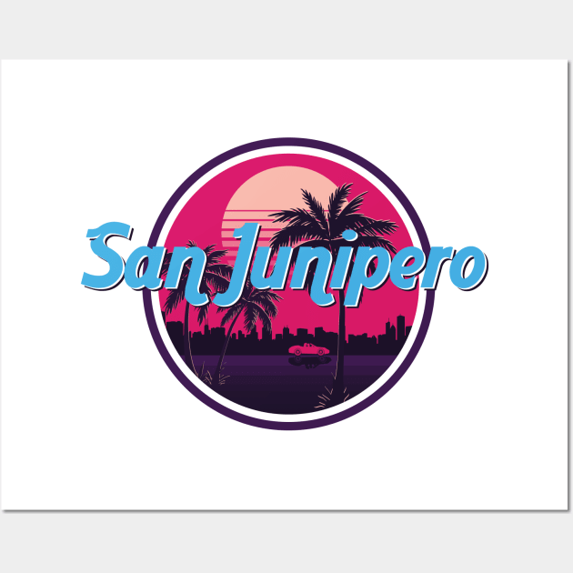 San Junipero Wall Art by ggiuliafilippini